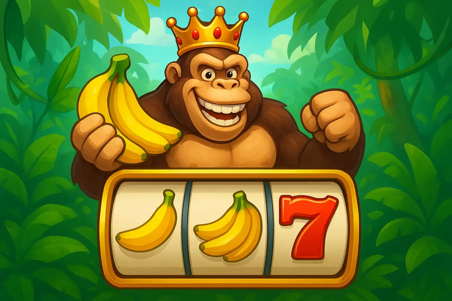 King Kong Cash Even Bigger Bananas 4 Spielautomat bei Atefia